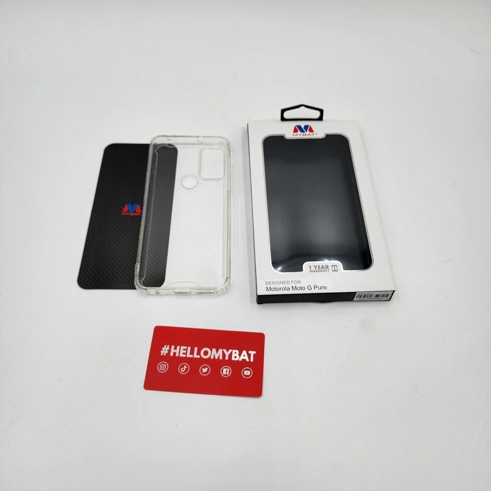 MYBAT Clear Camo Case for Motorola Moto G Pure Protective Phone Cover New in Box